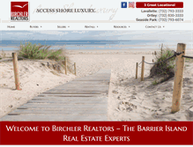 Tablet Screenshot of birchlerrealtors.com